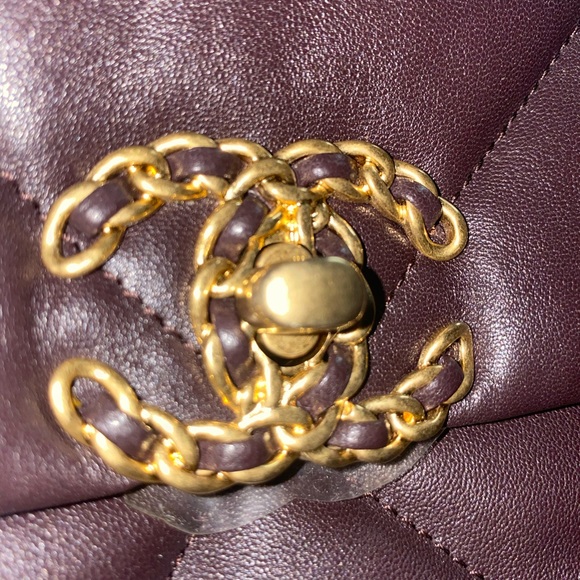 New Chanel 19 Purse brown gold bag chanelbag chanelpurse crossbody handbag - Picture 5 of 17